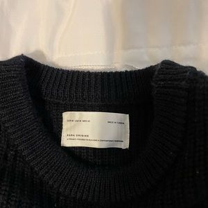 Navy Zara Sweater